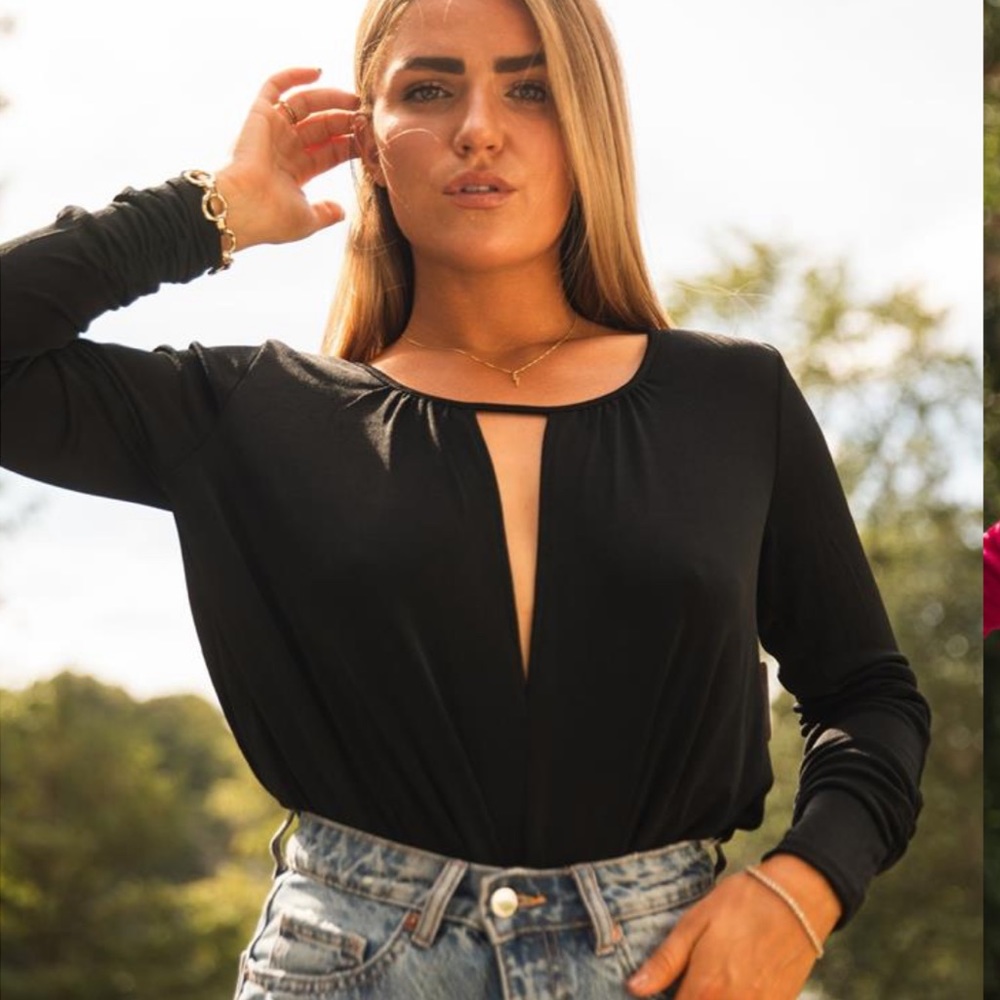 FREE PEOPLE kaya key hole bodysuit